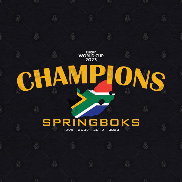 Rugby World Cup Champions 2023 - Springboks by Nagorniak